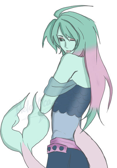 Half (flat color) 4$